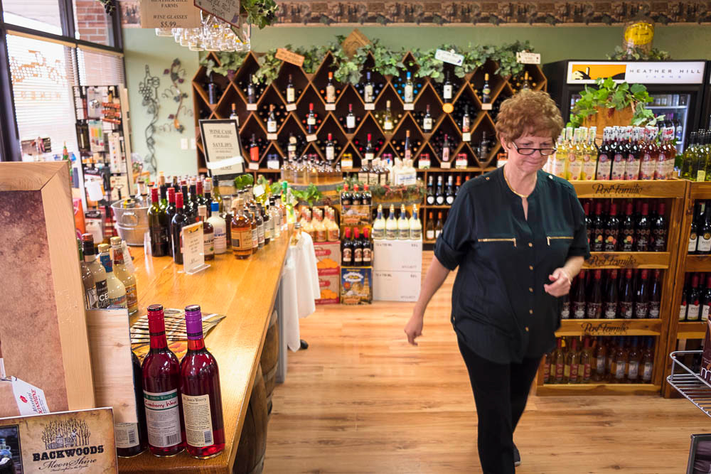 Wine and cheese parties have become a mainstay at Alder’s retail store.