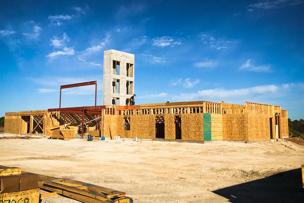 Shown here under construction in October, the Best Western in Bolivar is expected to have an economic impact of $30 million during its first 15 years in business.
