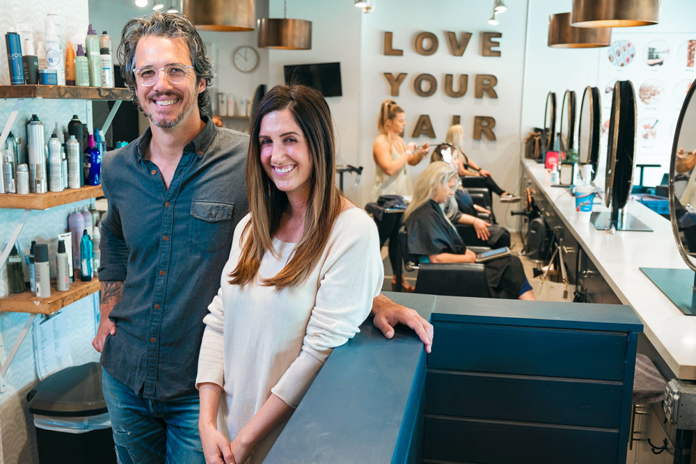 IN STYLE: Studio 417 owners Paul and Hannah Catlett plan to move their salon this fall.