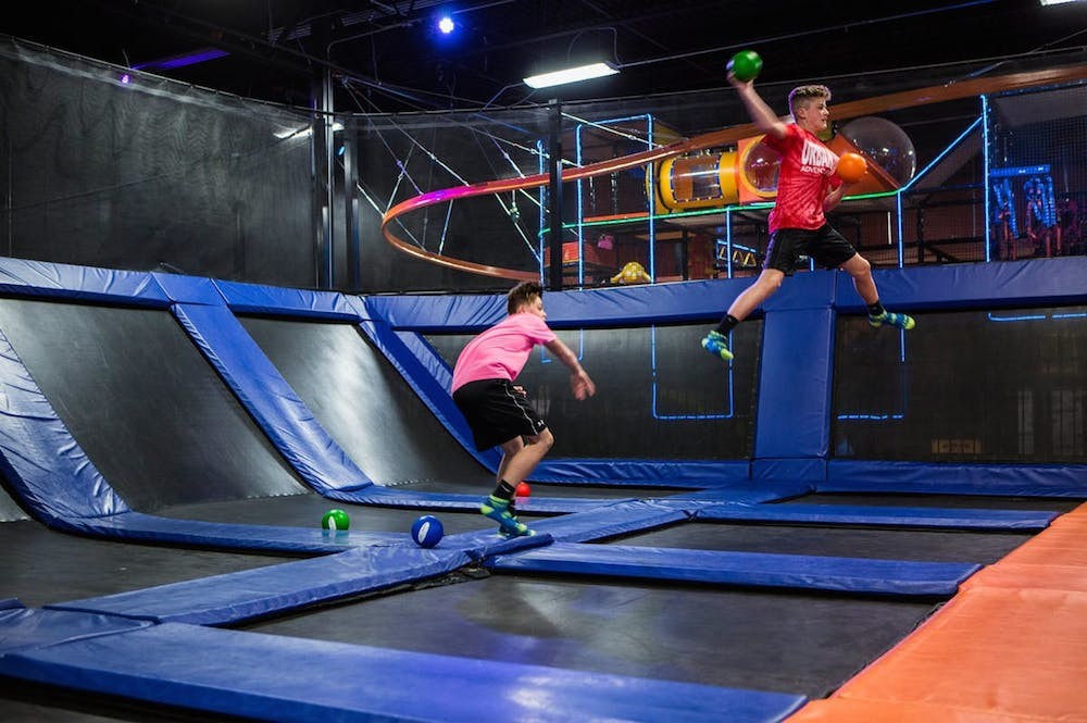 Urban Air Adventure Park’s Battlefield Mall attraction plans include trampolines and dodgeball.