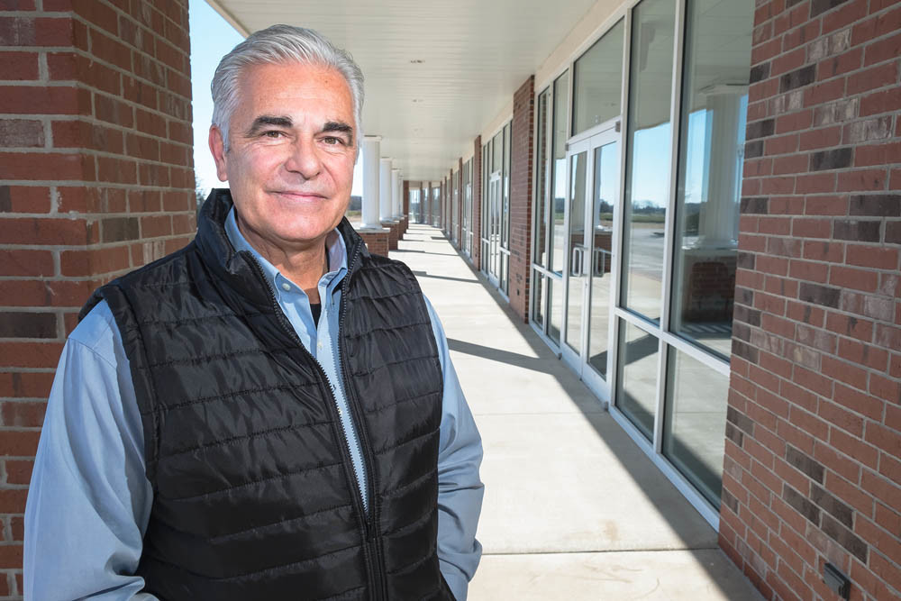 NEW BLOOD: Businessman David Clouse is working to fill the remaining three units at Jamestown Plaza after a property purchase in February.