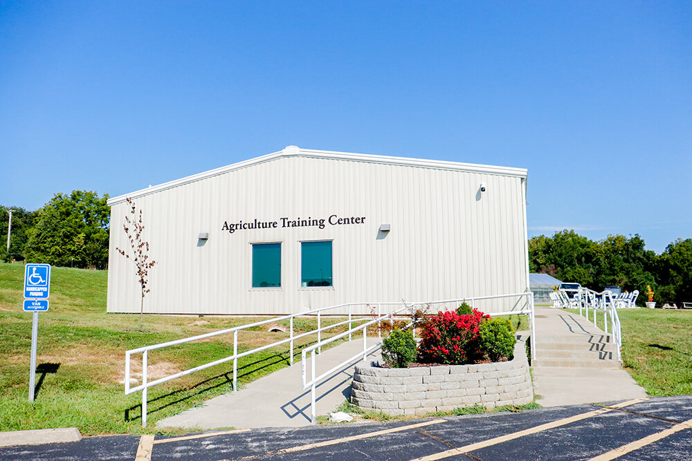 The 9,200-square-foot Agriculture Training Center at Richwood Valley opened in 2019.